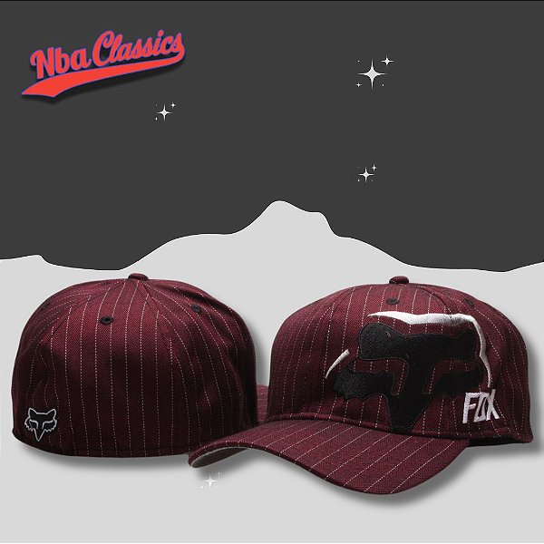 Boné Fox Aba Curva Fechado Flex