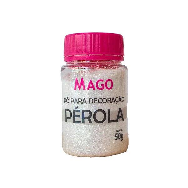 PÓ P/ DECORAÇÃO PÉROLA 50G MAGO