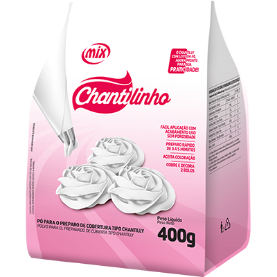 CHANTILLINHO EM PÓ 400G MIX