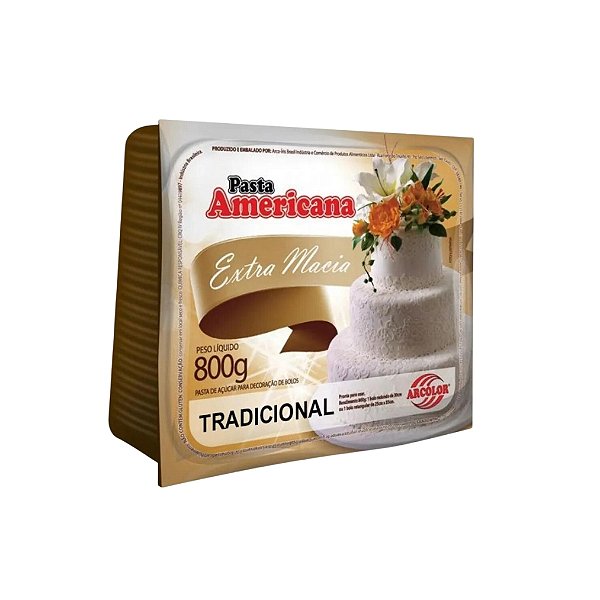 PASTA AMERICANA TRADICIONAL EXTRAMACIA 800G ARCOLOR