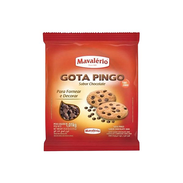 Chocolate Gota Pingo 1,01Kg - MAVALÉRIO