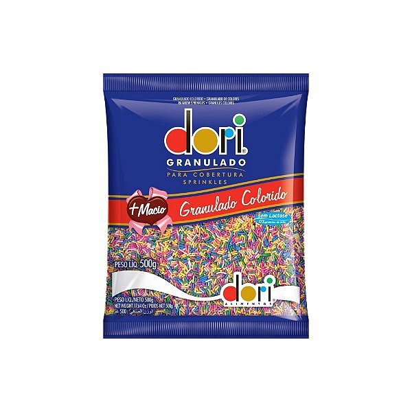 GRANULADO MACIO 500g COLORIDO - DORI