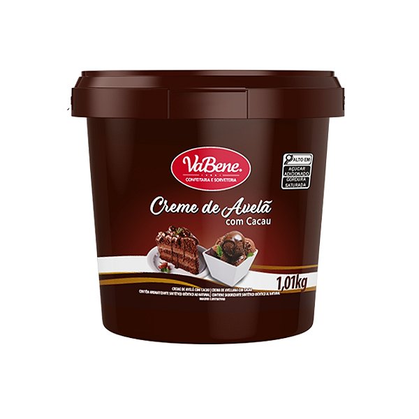 CREME DE AVELA COM CACAU 1,01KG VABENE