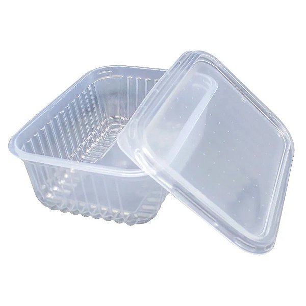 POTE RETANGULAR C/ TAMPA 500ML C/ 24UN PRAFESTA