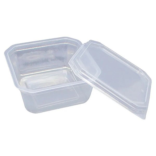 POTE QUADRADO C/ TAMPA 150ML C/ 20UN PRAFESTA