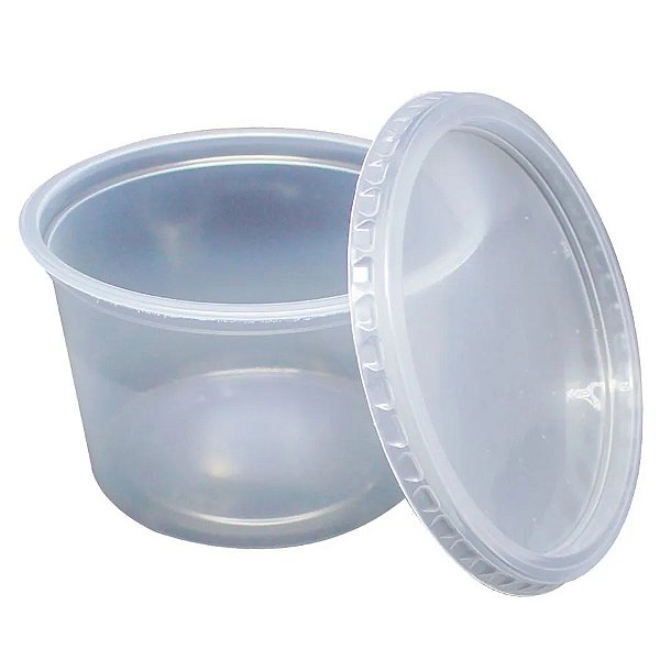 POTE REDONDO C/ TAMPA 350ML C/ 24UN PRAFESTA