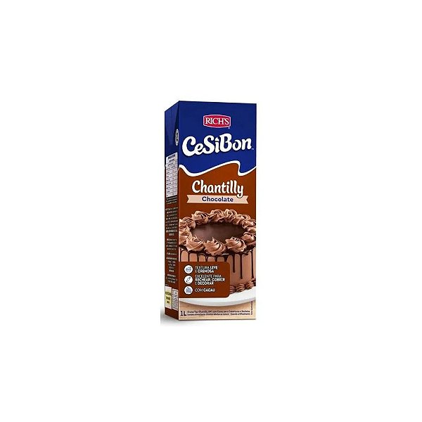 Creme de Chantilly Cesibon Chocolate 1 Litro RICHS