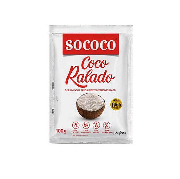 Coco Ralado 100g - SOCOCO
