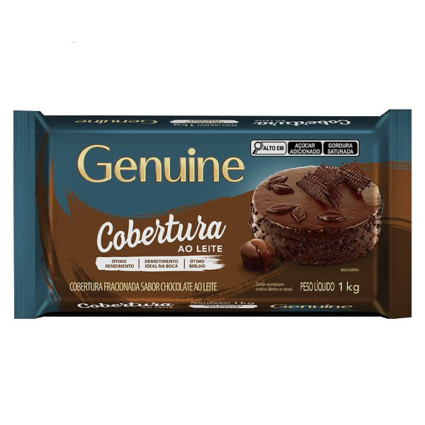 Chocolate Fracionado ao Leite Cobertura 1kg Genuine - CARGILL