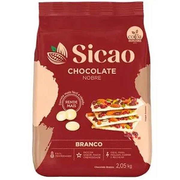 Chocolate Branco Nobre 2,05kg SICAO