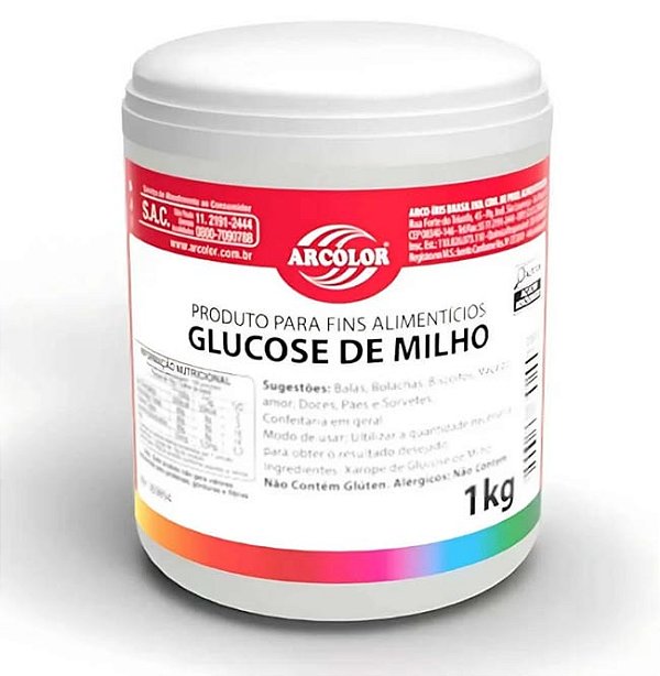 GLUCOSE DE MILHO XAROPE 1Kg ARCOLOR