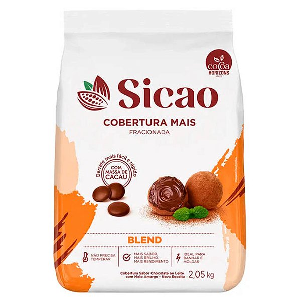 Cobertura Fracionada Mais Sabor Chocolate Blend 2,05kg SICAO
