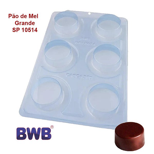 Forma de Acetato com Silicone 3 Partes Sp 10514 Semi Profissional Pão de Mel G (3685) - BWB