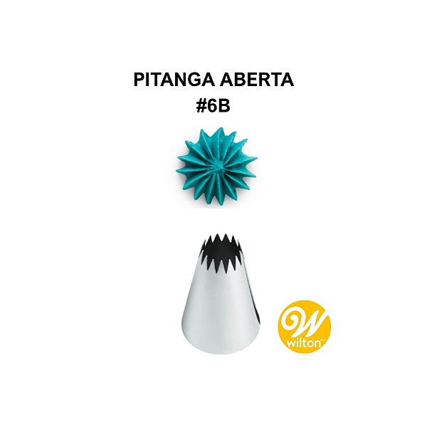 BICO PARA CONFEITAR GRANDE - PITANGA ABERTA #6B - WILTON