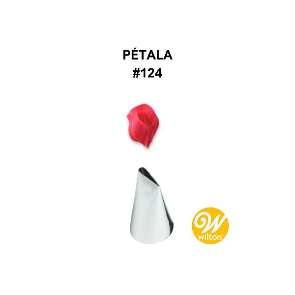 BICO PARA CONFEITAR GRANDE - PÉTALA #124 - WILTON
