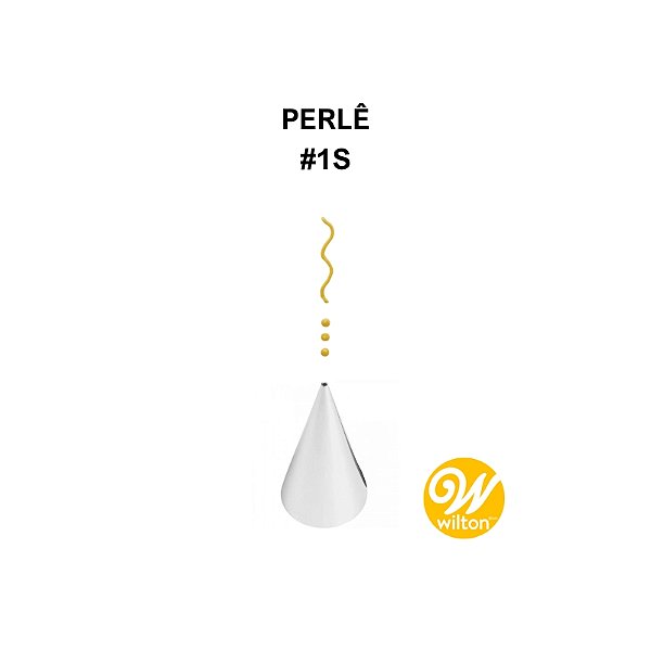 BICO PARA CONFEITAR PEQUENO - PERLÊ #1S - WILTON