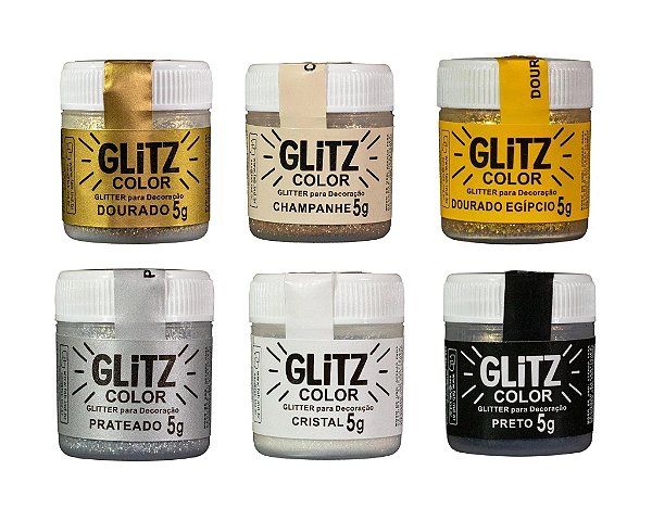 GLITTER PARA DECORAÇÃO 5g - FAB GLITZ