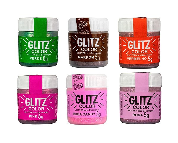 GLITTER P/DECORAÇÃO 5g - FAB GLITZ