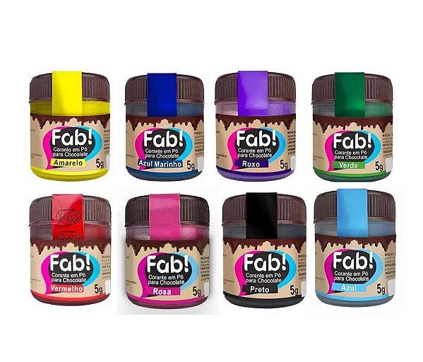 CORANTE EM PÓ PARA CHOCOLATE 5g - FAB