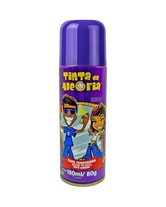 TINTA DA ALEGRIA PARA CABELO ROXO - CABELO MALUCO - DIA DAS CRIANÇAS