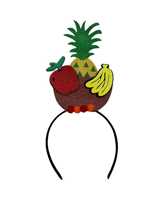 TIARA PARA CABELO MALUCO FRUTAS