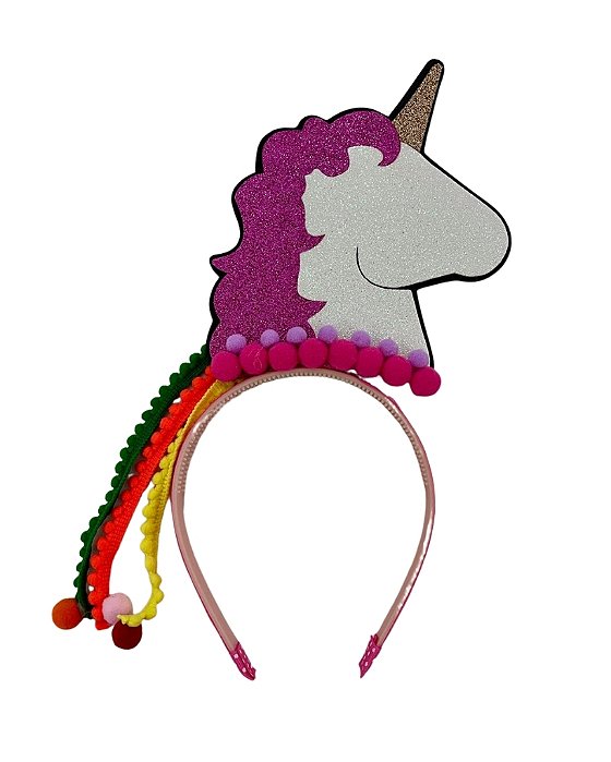TIARA PARA CABELO MALUCO UNICÓRNIO