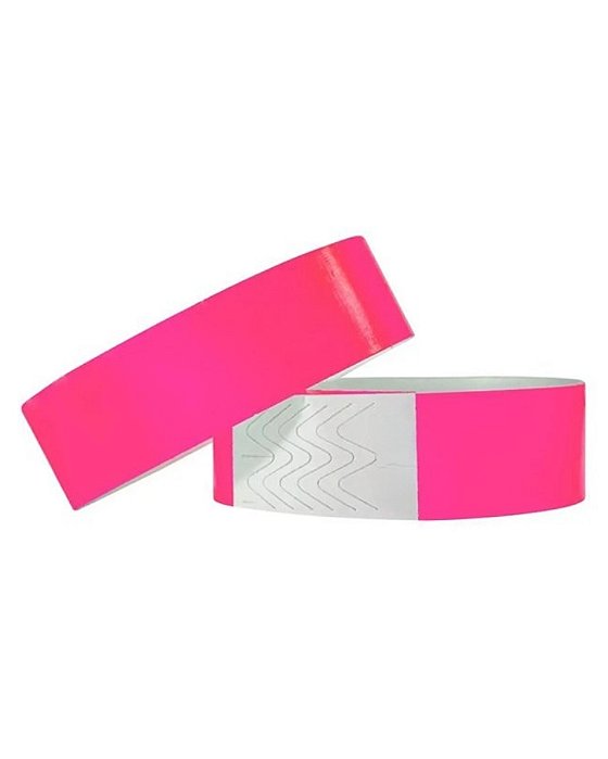 PULSEIRAS PARA EVENTOS PINK NEON C/40UN - SILVER FESTAS