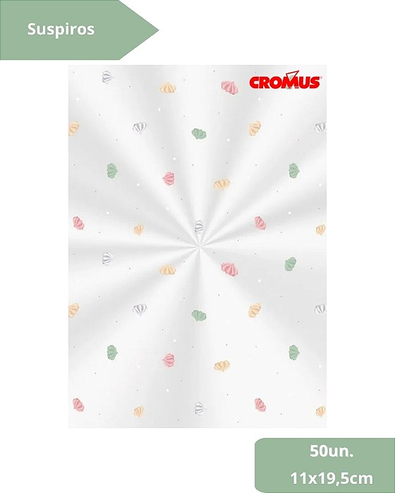 SACO TRANSPARENTE 11X19,5cm SUSPIROS C/50un - CROMUS