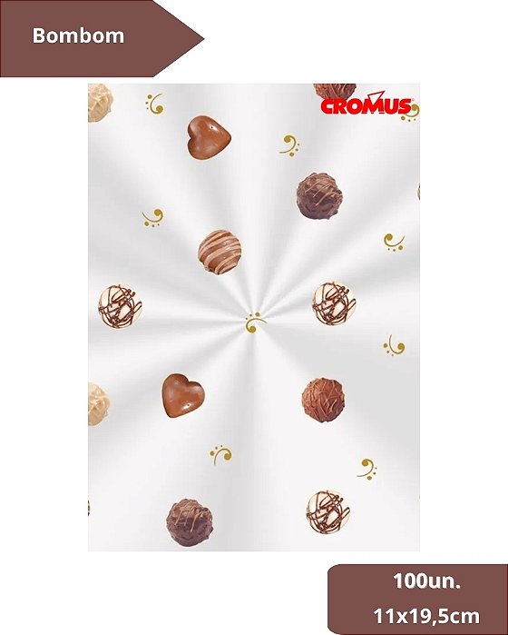 SACO TRANSPARENTE 11X19,5cm BOMBOM C/100un - CROMUS