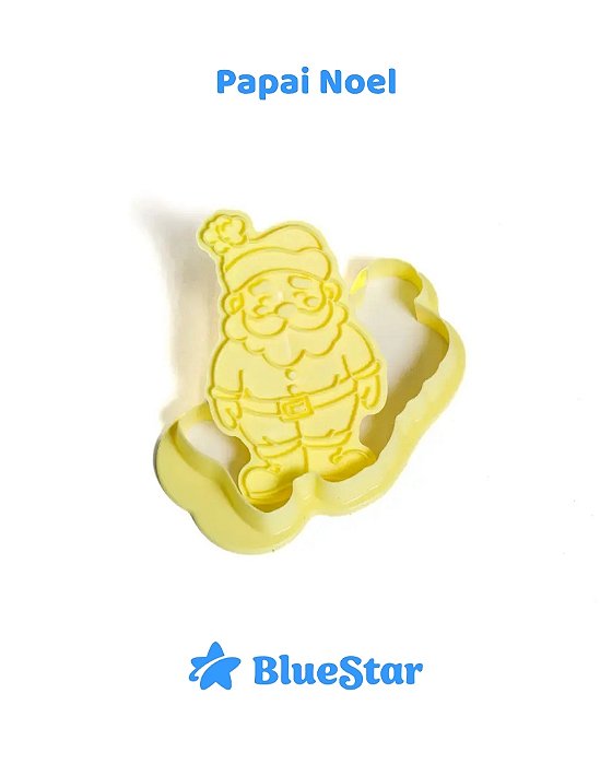 CORTADOR COM CARIMBO PAPAI NOEL - BLUESTAR (NATAL)
