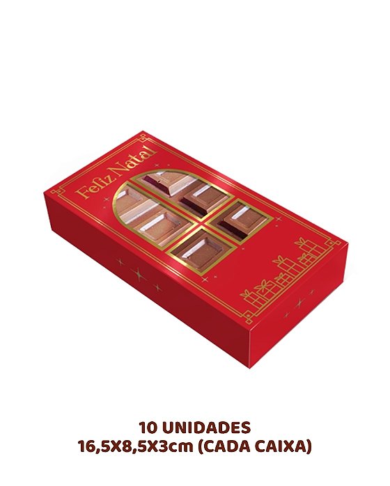 CAIXA TABLETE JANELA M C/10UN - NATAL LUZ - IDEIA (NATAL)