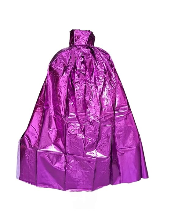 CAPA METALIZADA ROXA 120cm - HALLOWEEN