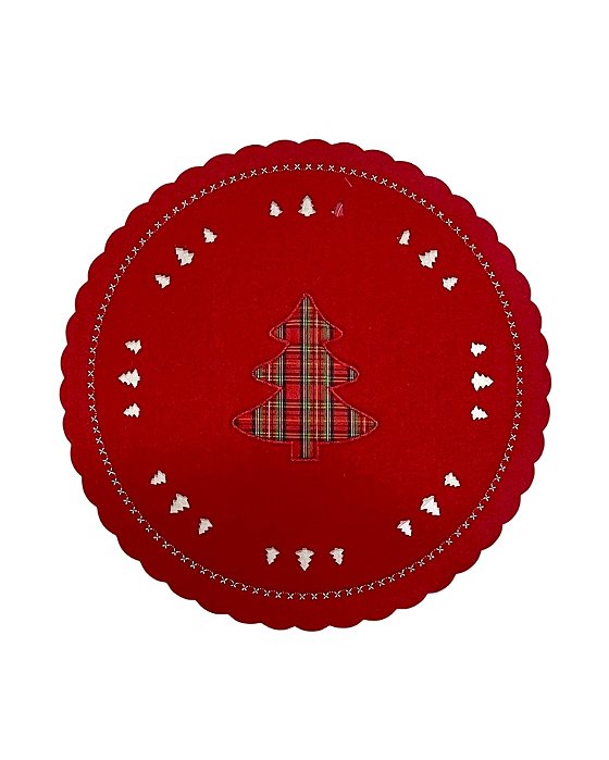 SOUSPLAT FELTRO REDONDO ÁRVORE XADREZ - RIO MASTER