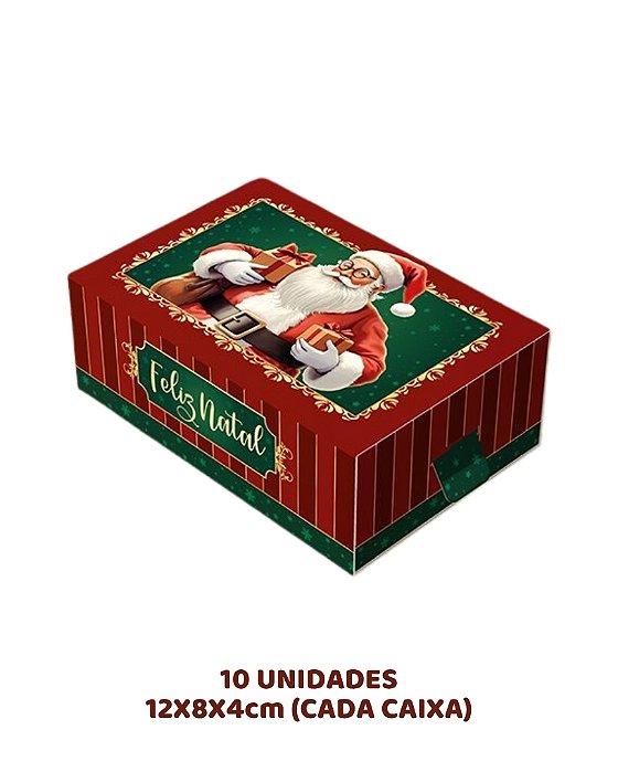 CAIXA GAVETA 6 DOCES C/10UN - C5714 - IDEIA (NATAL)