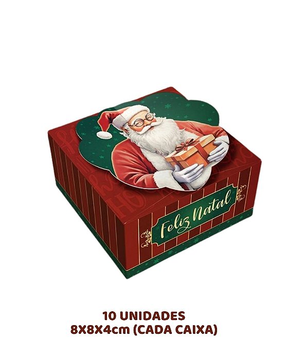 CAIXA LOCK 4 DOCES C/10UN - C5718 - IDEIA (NATAL)