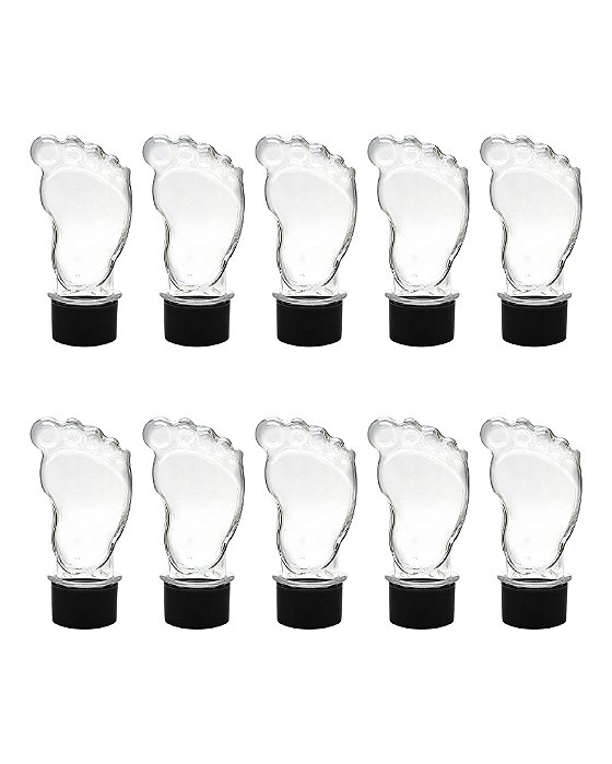 BALEIRO PEZINHO COM TAMPA PRETA C/10UN - MIRANDINHA (BLACK FRIDAY)