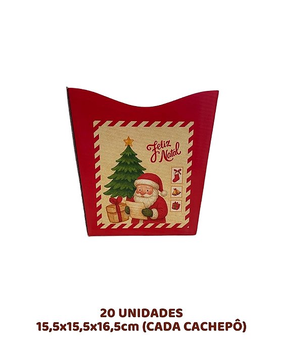 CACHEPÔ G C/20UN QUERIDO NOEL - JR EMBAHLAGEM