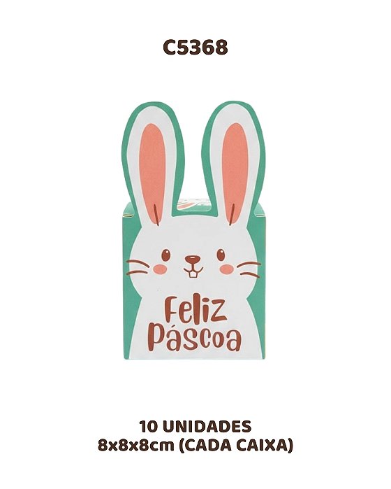 CAIXA POP UP C/10UN - C5368 - IDEIA (PÁSCOA)