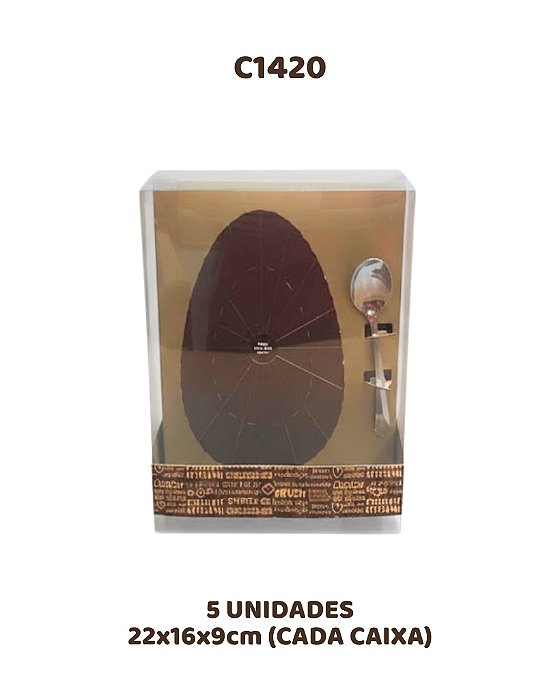 CAIXA CLASSIC 500g OURO C/5UN - C1420 - IDEIA (PÁSCOA)