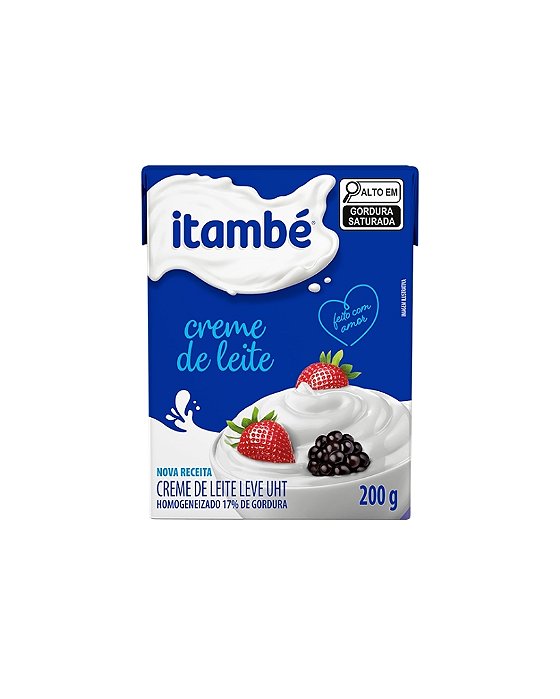 CREME DE LEITE 200g - ITAMBÉ (PROMOÇÃO)