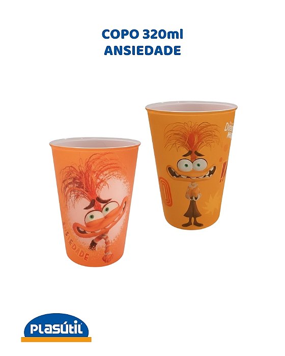 COPO 320ml ANSIEDADE - PLASÚTIL