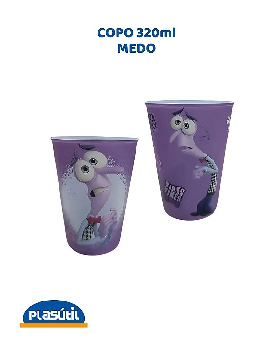 COPO 320ml MEDO - PLASÚTIL