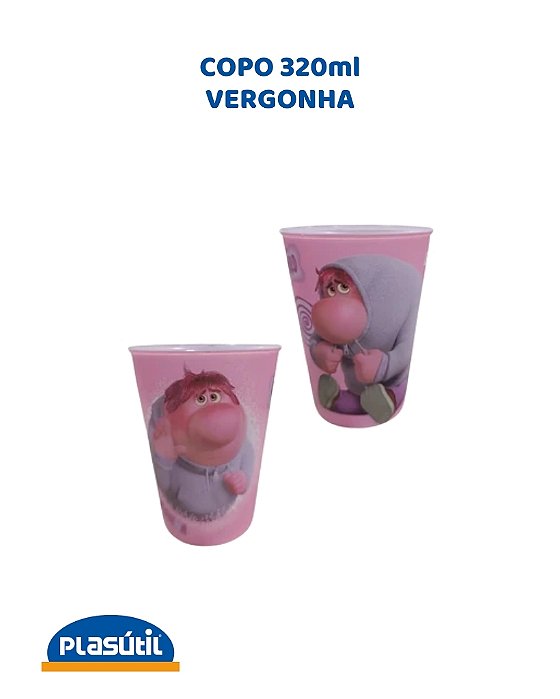 COPO 320ml VERGONHA - PLASÚTIL
