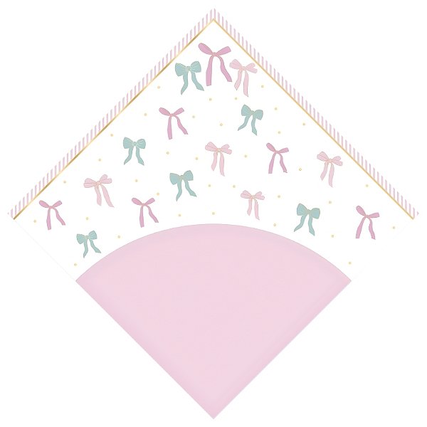 SACO EXPRESS LACINHOS 37,5X37,5CM PARA OVOS DE 250G A 350G - PACOTE COM 25 UNIDADES