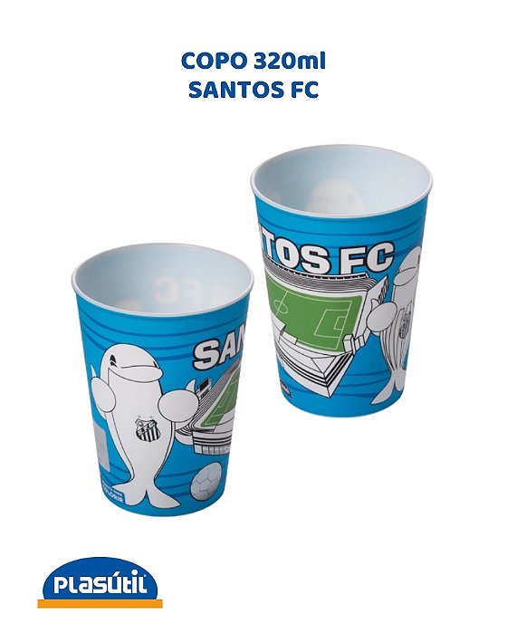 COPO PARA COLORIR 320ml SANTOS FC - PLASÚTIL