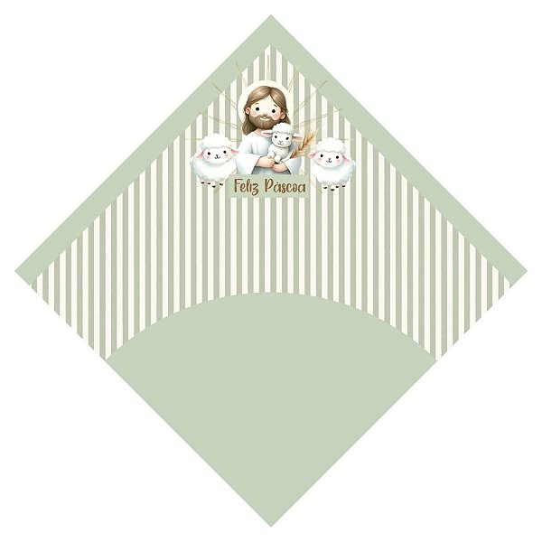 SACO EXPRESS RESSURREIÇÃO 39X39CM PARA OVOS DE 350G A 500G - PACOTE COM 25 UNIDADES