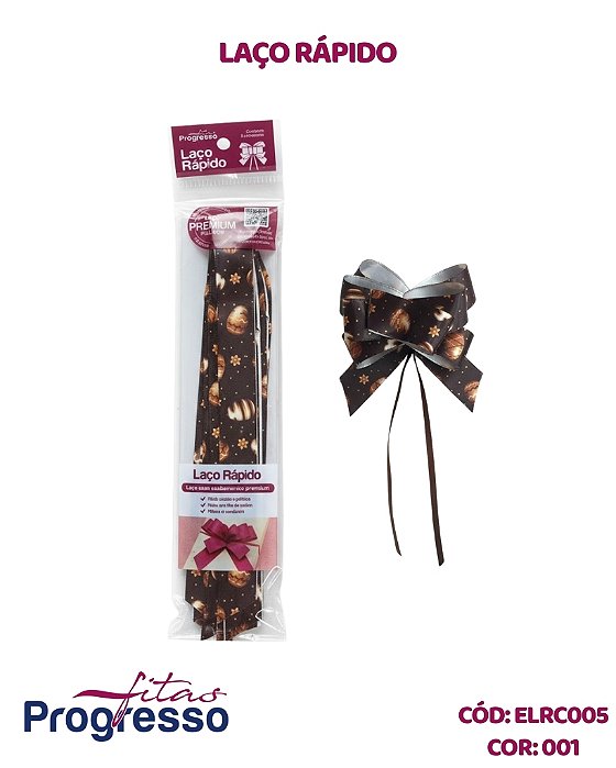LAÇO RÁPIDO OVOS DE PÁSCOA C/5UN - FITAS PROGRESSO