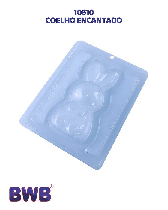 FORMA DE ACETATO 3 PARTES - COELHO ENCANTADO (10610) - BWB (PÁSCOA)
