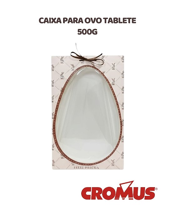 CAIXA PARA OVO TABLETE 500g C/6UN - CROMUS (PÁSCOA)