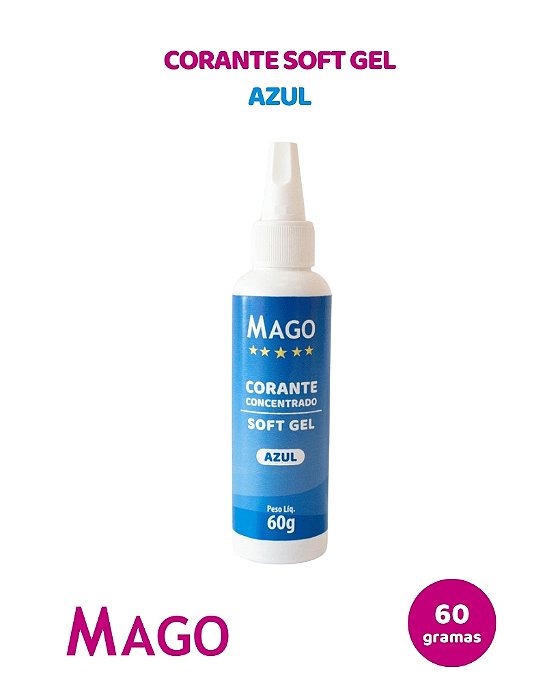 CORANTE SOFT GEL 60g AZUL - MAGO